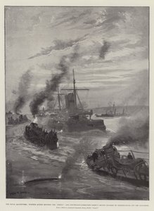 Le Manovre Navali, Azione di Siluro tra il Thetis e la Seconda Divisione di Torpediniere del Tenente Comandante Barry al largo dei Longships